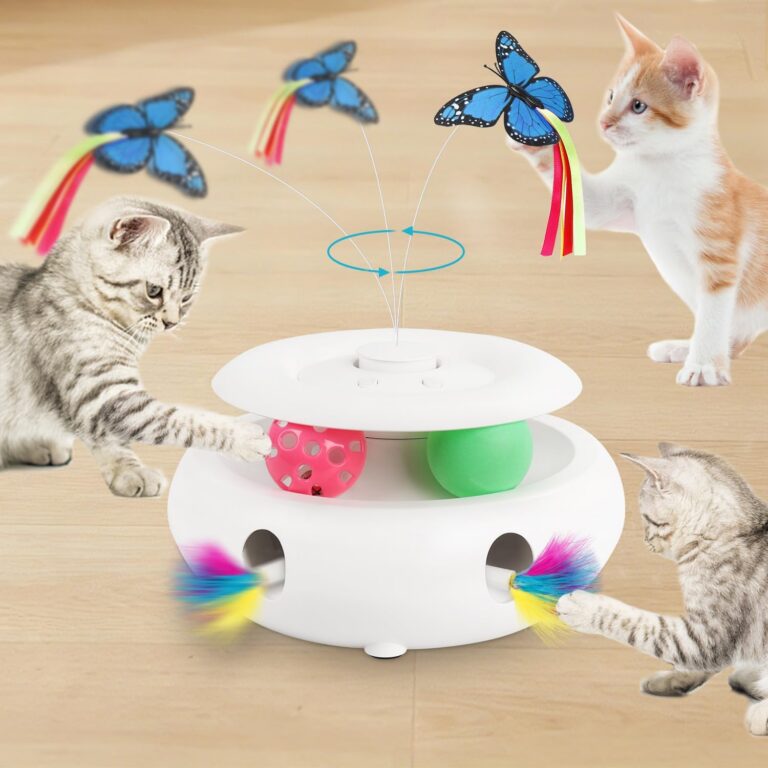 INKZOO Cat Toys for Indoor Cats, 3-in-1 Interactive Cat Toy