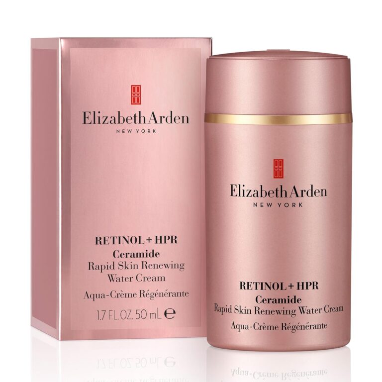 Elizabeth Arden Retinol + HPR Ceramide Rapid Skin Renewing Water Cream Face Moisturizer,