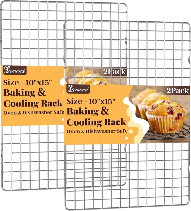 Cooling Racks for Cooking and Baking - 2 PCS 10" x 15"