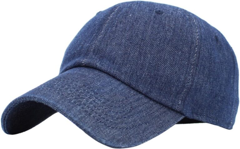 Classic Unisex Cotton Adjustable Denim Baseball Cap