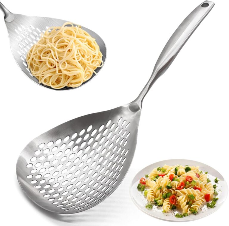 Slotted Spoon, 304 Stainless Steel Skimmer Ladle Spoon