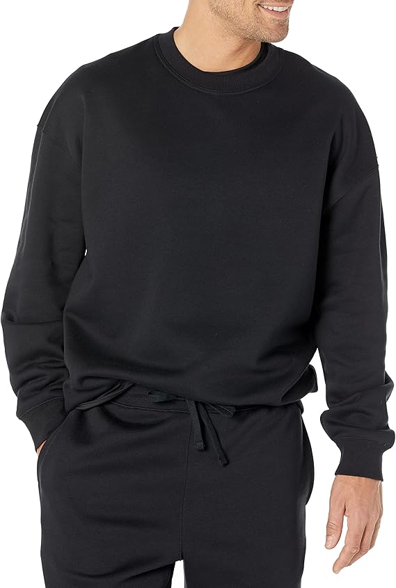 Amazon Essentials Men's Oversized-Fit Crewneck Sweatshirt