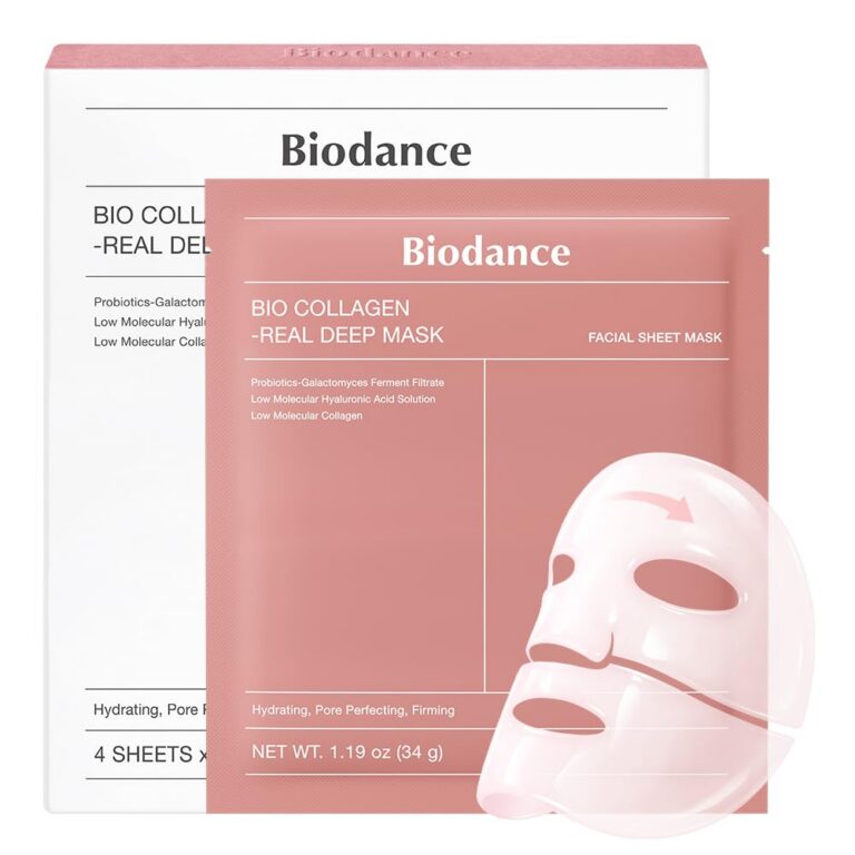 BIODANCE Bio-Collagen Real Deep Mask, Hydrating Overnight Hydrogel Face Mask