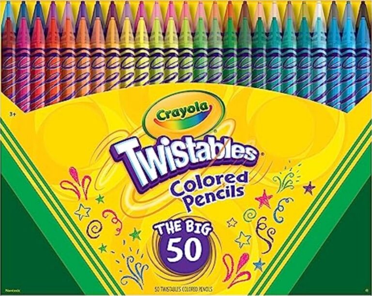 Crayola Twistables Colored Pencil Set (50ct)