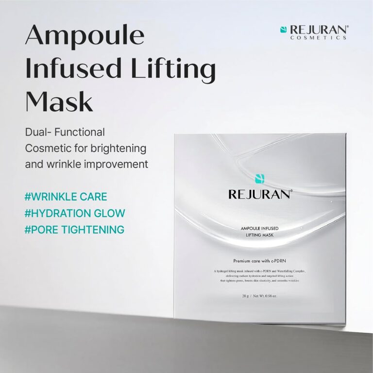REJURAN® Ampoule Infused Lifting Mask, DOT™ c-PDRN® – Firming & Pore-Tightening Hydrogel Sheet