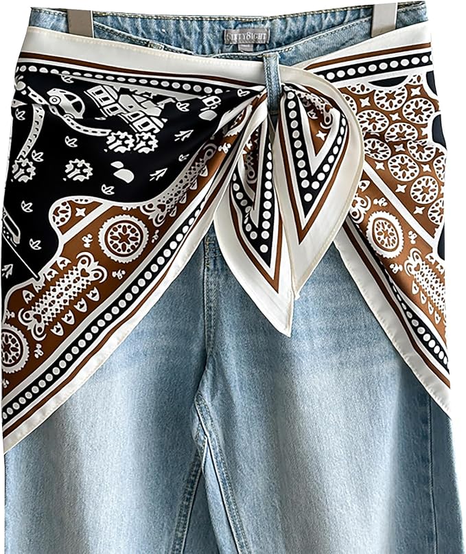 Triangle Shawls Skinny Scarf Head Hair Neck For Women