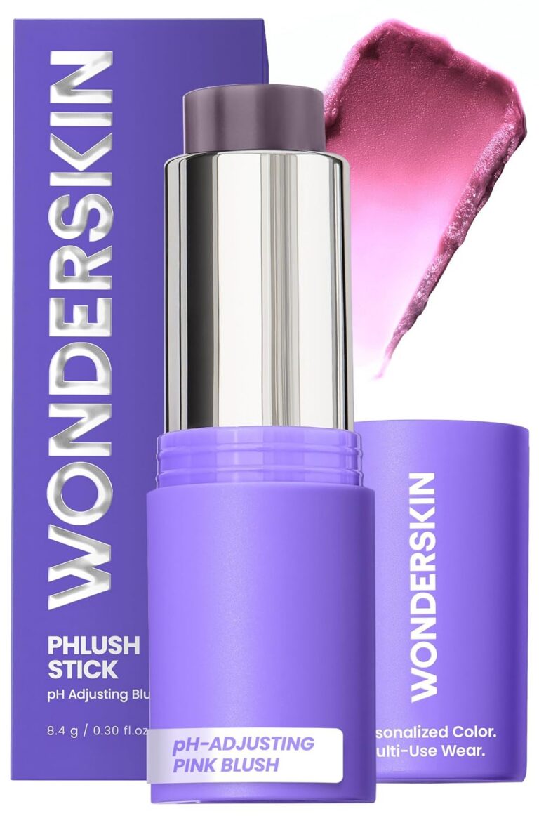 Wonderskin Cream Blush Stick pH-Activated - pHlush Stick Multi-Use, Blush for Cheeks and Lips