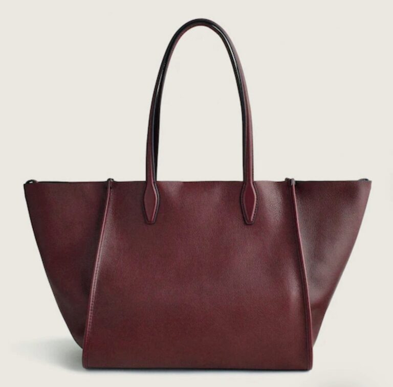 Madewell The Lexington Tote Dark Burgundy