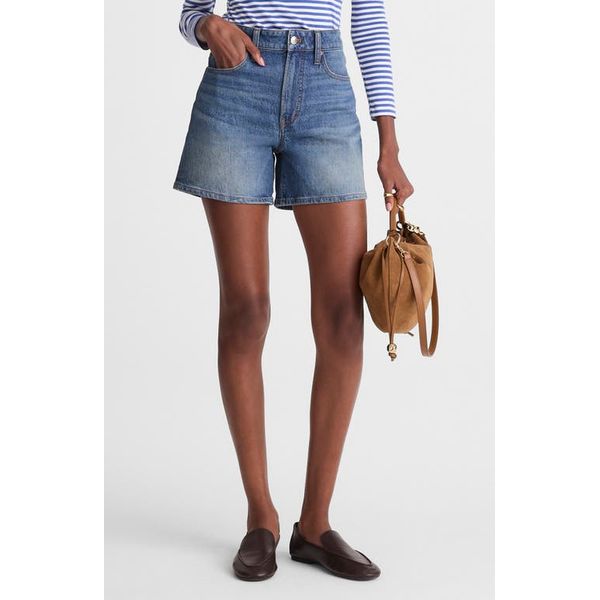 The Curvy Perfect Vintage Mid-Length Jean Short