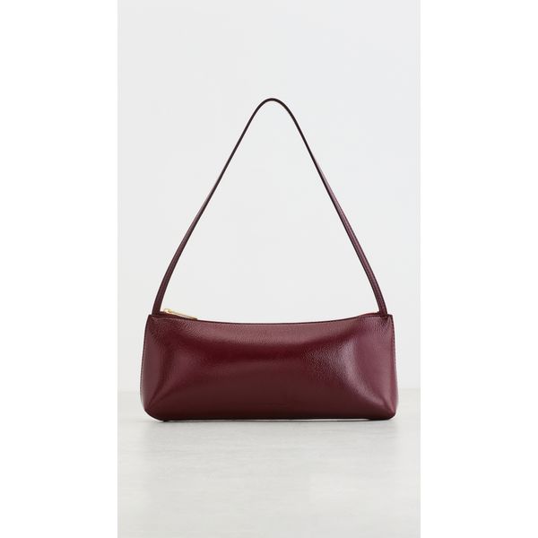 Mansur Gavriel Gaia Baguette Shoulder Bag Claret