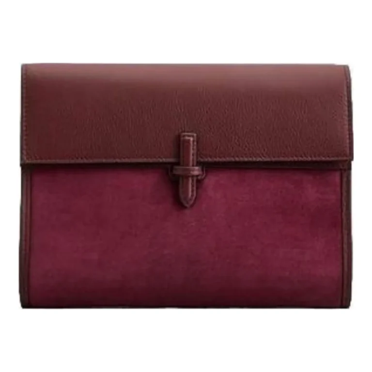 Hunting Season Soft Small Clutch Burgundy