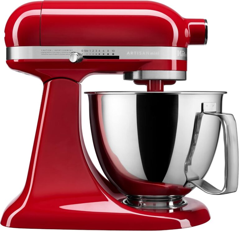 KitchenAid Artisan Mini, 3.5-Qt Tilt Head Stand Mixer, Empire Red