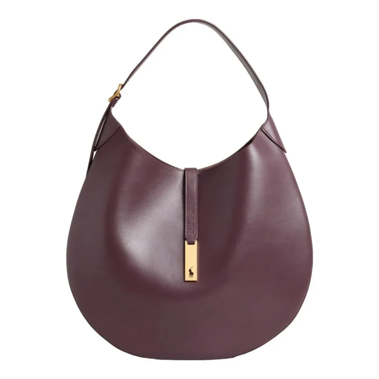 Polo Ralph Lauren Polo ID Medium Shoulder Bag Midnight Merlot