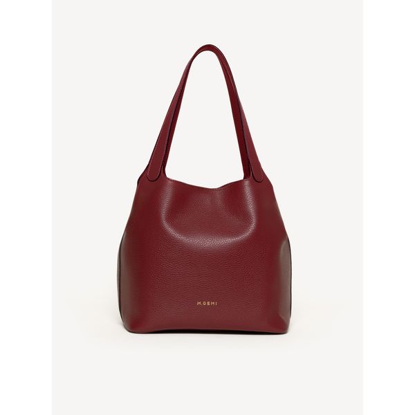 MGEMI Rigoletta Bucket Bag Burgundy