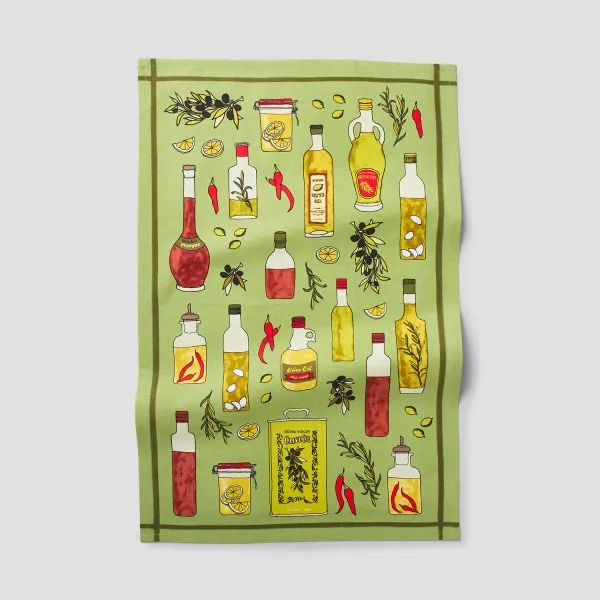 Olive Oil Kitchen Towel