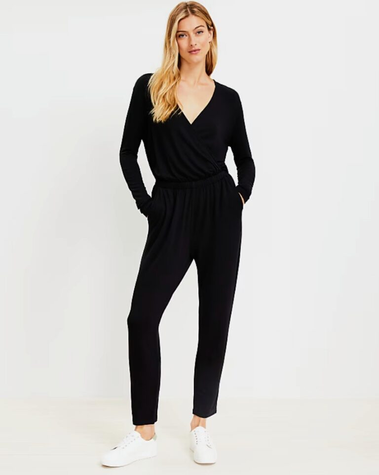 Lou & Grey Signature Softblend Crossover Jumpsuit