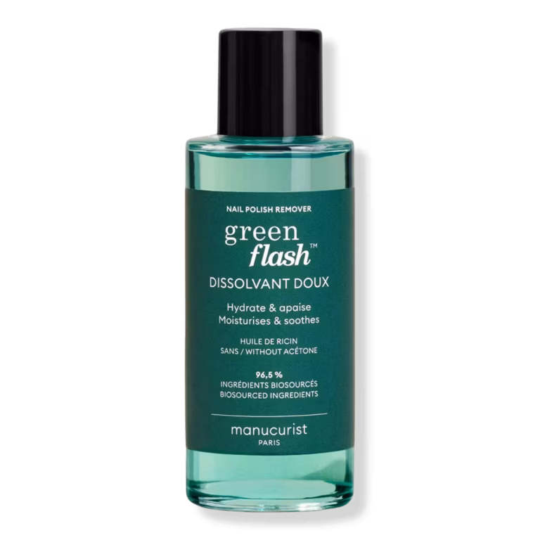Green Flash Gel Nail Polish Remover, Acetone-Free Gel Polish Remover