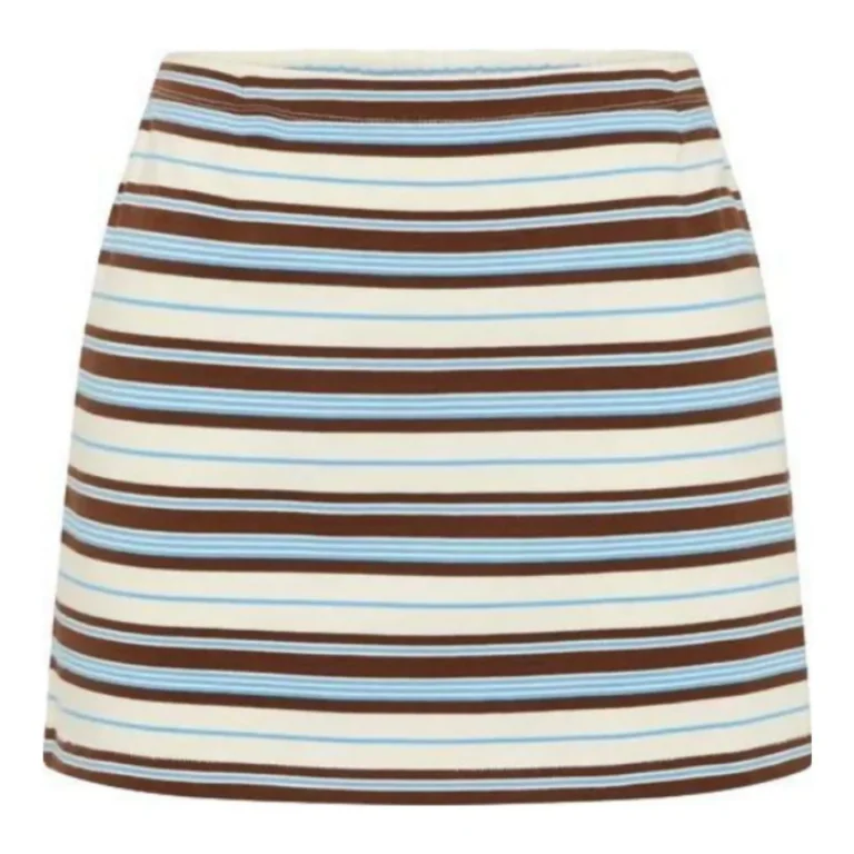 POSSE Chocolate Multi Stripe Nadine Skirt